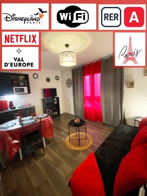 Disneyland Paris - Calm & Cute Studio 6 Mins From Rer A! Torcy  Bagian luar foto
